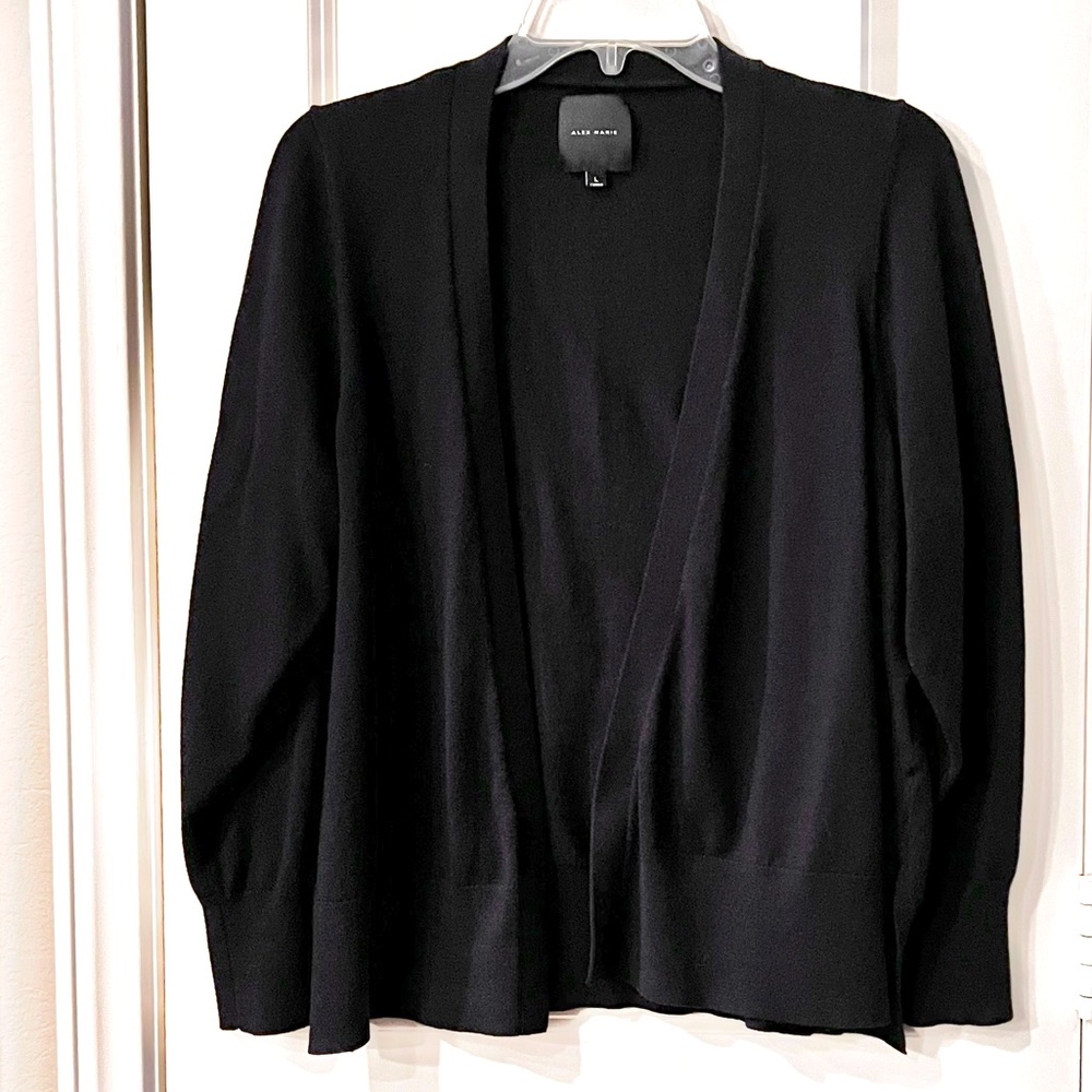ALEX MARIE black cardigan. Black L size
